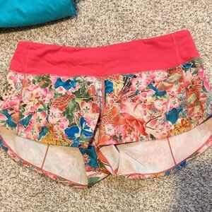 Lululemon seawheeze speed shorts
